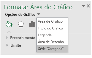 Seleção de Opção de Série do Gráfico de Mapa do Excel