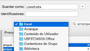 imagem a mostrar a caixa de diálogo Guardar Como