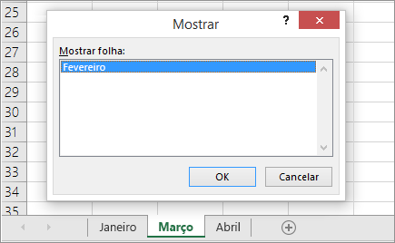 Mostrar folha