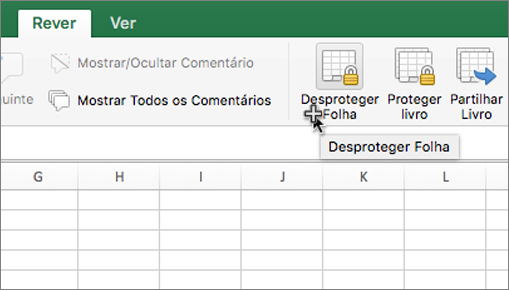 Desproteger Folha