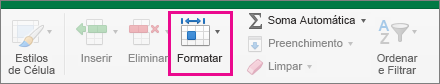 No separador Base, está realçada a opção Formatar
