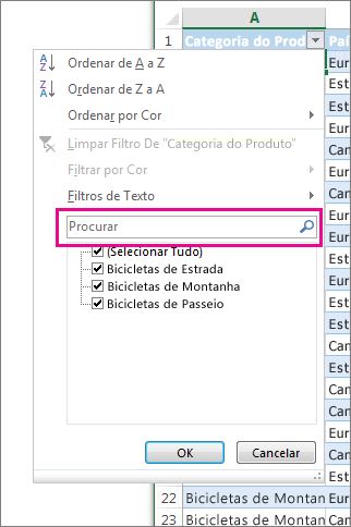 Filtrar por pesquisa