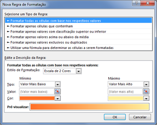 Nova regra de formatação