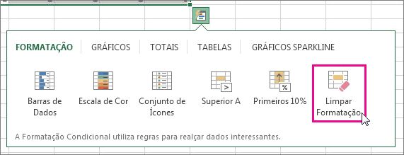 Opção Limpar