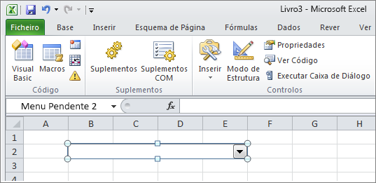 Como utilizar os controlos de formulários numa folha de cálculo no ...