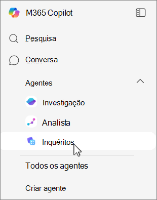 Introdução ao Agente de Inquéritos no Microsoft 365 Copilot | Microsoft ...