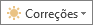 Botão Correcções, tamanho mais pequeno