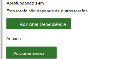 Anexar ligações e ficheiros às tarefas do seu projeto