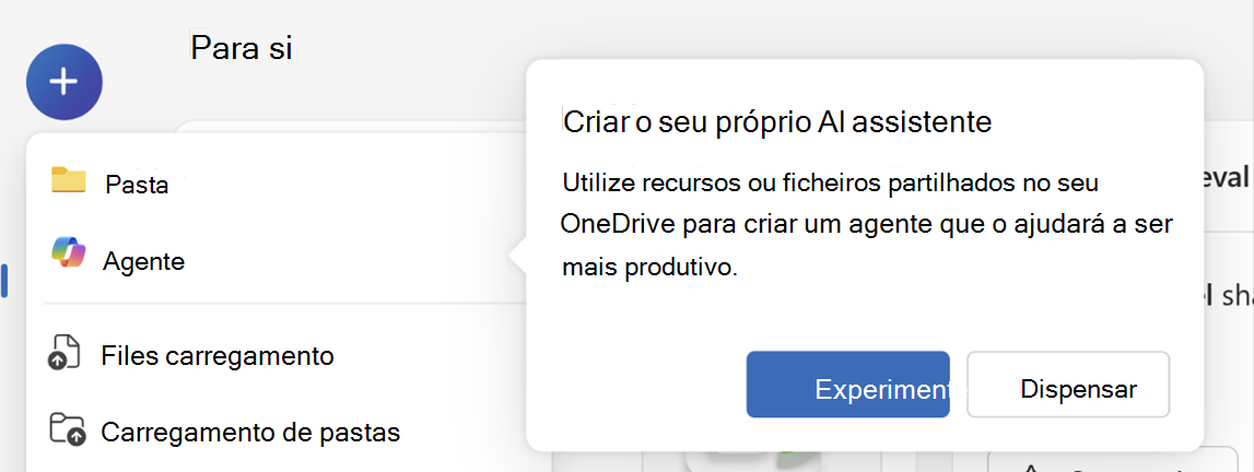 FRE – Criar ou Carregar agente