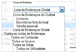 Lista de Livros de Endereços