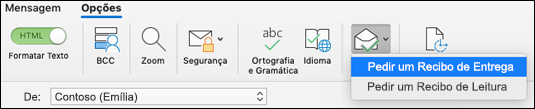 Pedir um Recibo de Entrega