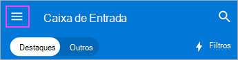 Ícone de menu