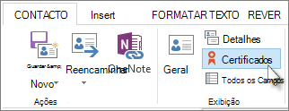 Mostrar os certificados de uma pessoa específica