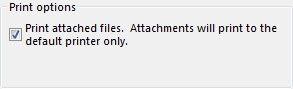 Opções de Impressão de anexo de ficheiro na caixa de diálogo Imprimir