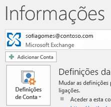 Adicionar uma nova conta