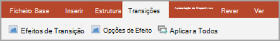 Separador Transições