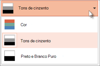 Escolher um esquema de cores para a sua impressão