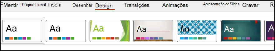 Temas do PowerPoint