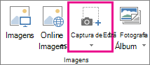 Botão Captura de Ecrã Grande