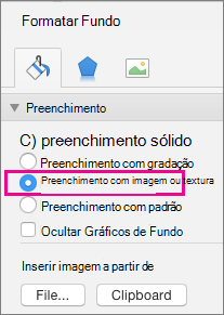 PowerPoint para Mac: Formatar Fundo