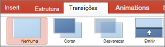 PowerPoint para Mac Transitions