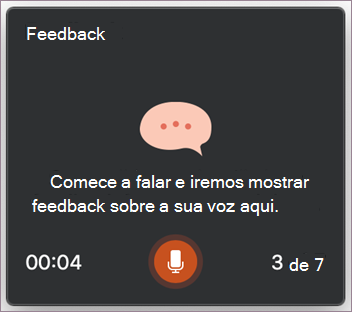 Comece a falar