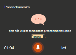 Orientação no ecrã do Orientador de Apresentadores