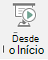 Este botão inicia uma apresentação de diapositivos, a partir do primeiro diapositivo da apresentação.