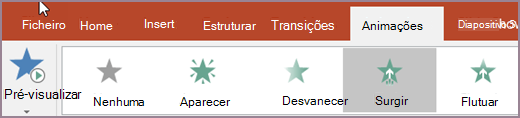 Escolher uma animação