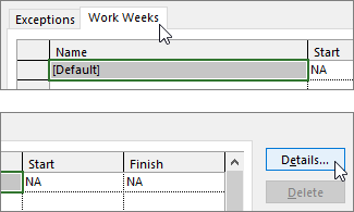Separador Semanas de Trabalho