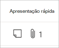 Apresentação rápida de recursos