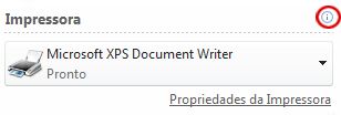Estado da impressora do Publisher