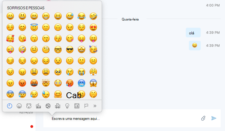 Vista de Ícones Expressivos do Mac SFB