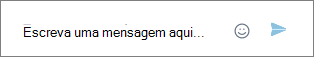 Escreva a sua mensagem instantânea