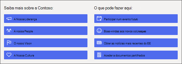 Imagem da peça Web Ligações Rápidas no site do departamento