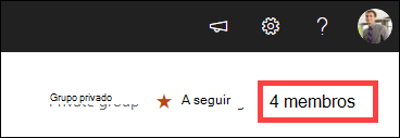 Membros destacados.