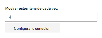 Painel de propriedades da conexão
