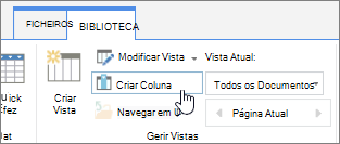 Criar ligação de coluna da Biblioteca do SharePoint Online
