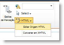 Comando Editar Código HTML