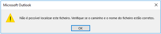 Erro de anexo