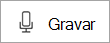 Botão a piscar no áudio do Sway que indica gravação.