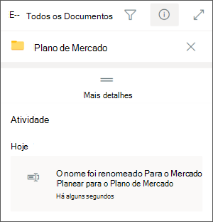 Comando Teams para mudar o nome de uma pasta do SharePoint