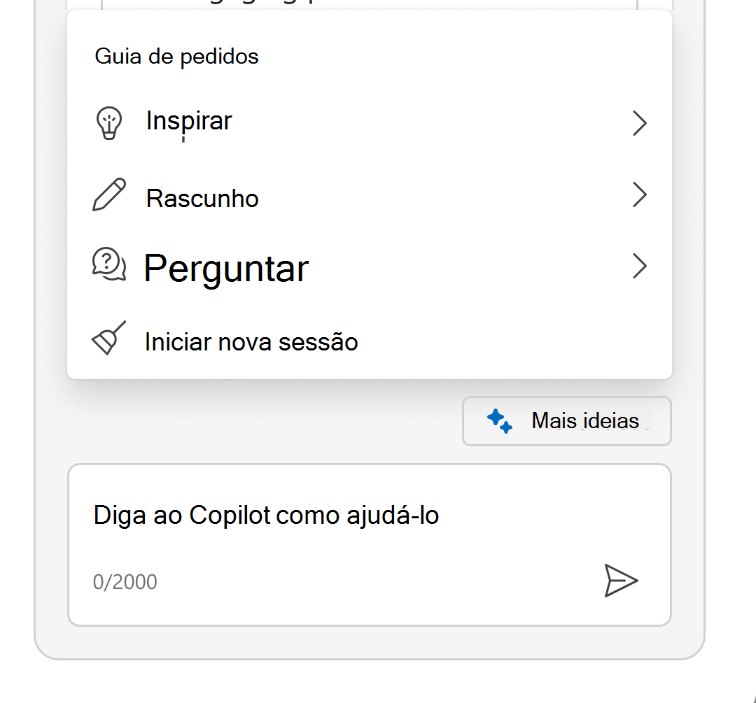 A captura de ecrã mostra o menu Sparkle expandido para mostrar o guia Pedidos.