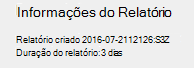 Informações gerais sobre o relatório de rede sem fios