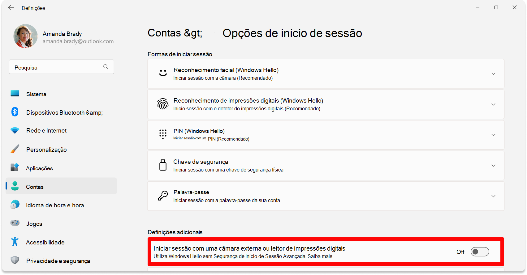 Screenshot of Settings - Disable ESS toggle.