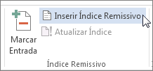 Inserir Índice Remissivo