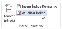Atualizar índice remissivo