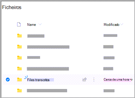 Transcrever Ficheiros