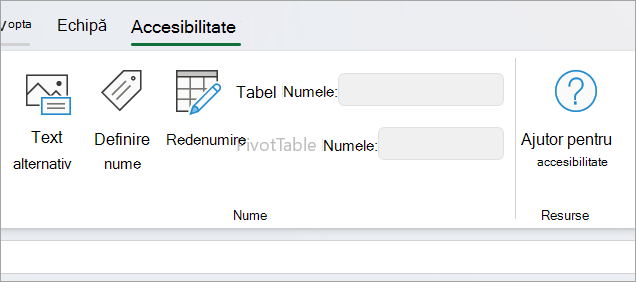 Panoul Accesibilitate