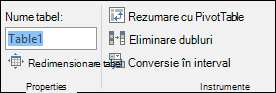 Imaginea casetei Nume din bara de formule Excel pentru a redenumi un tabel